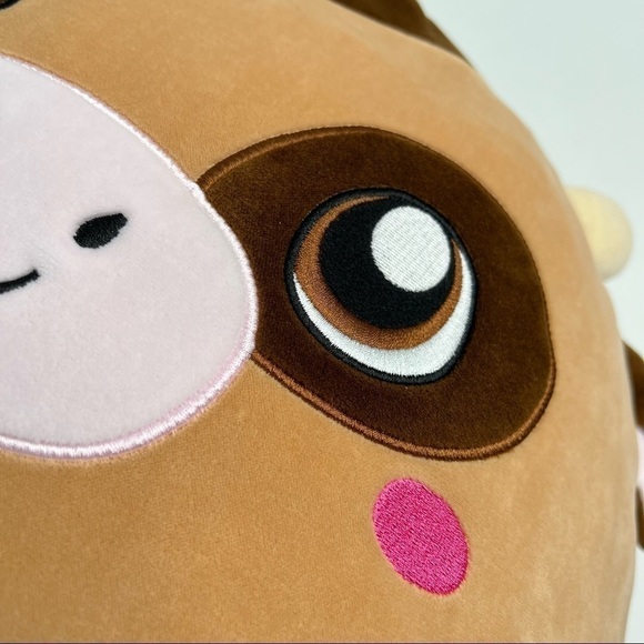 Nwot Sage the Cow 16” Easter Edition Brown Squishmallow Super Plush Toy Stuffie - Picture 7 of 15